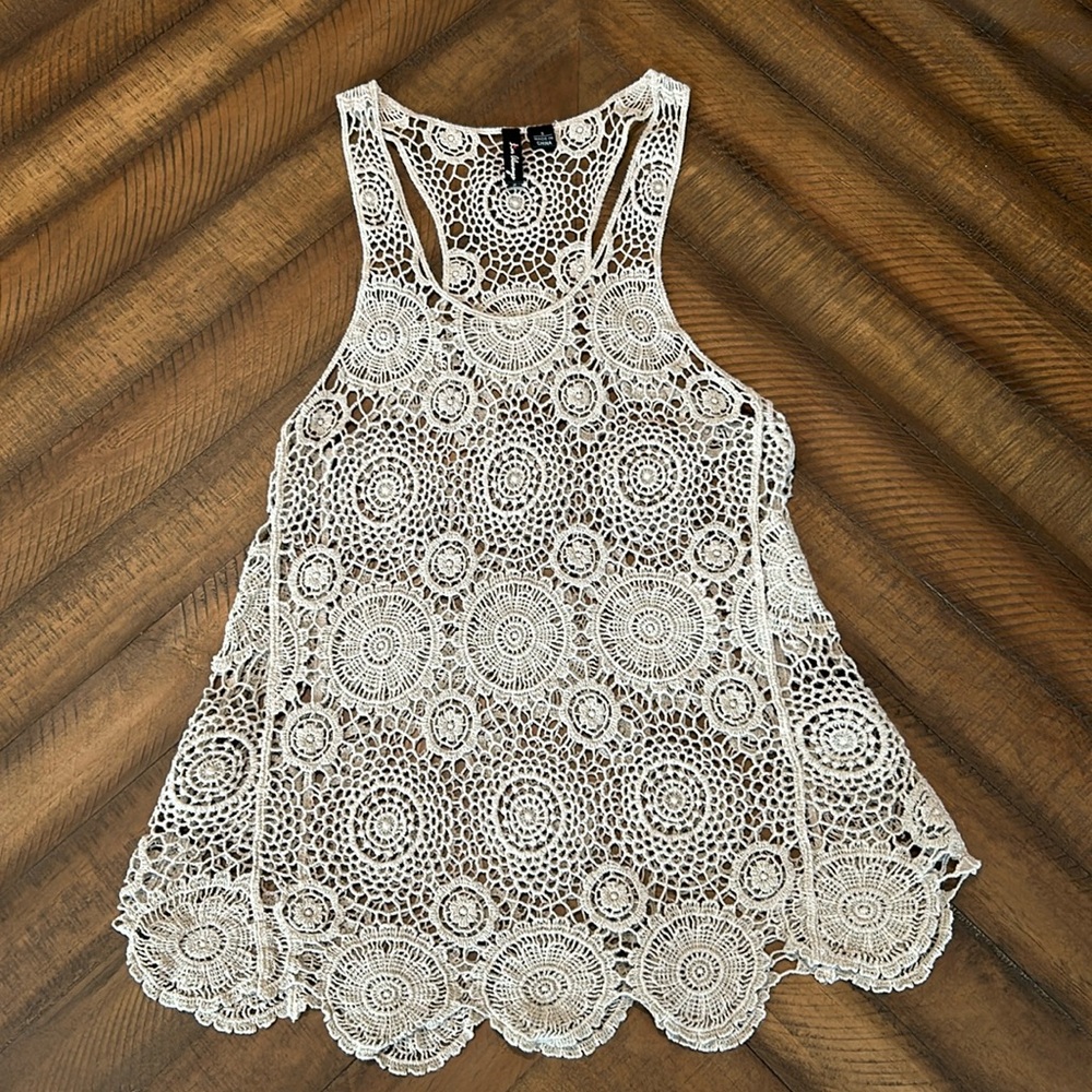 Love Always Crochet Cami Size Small